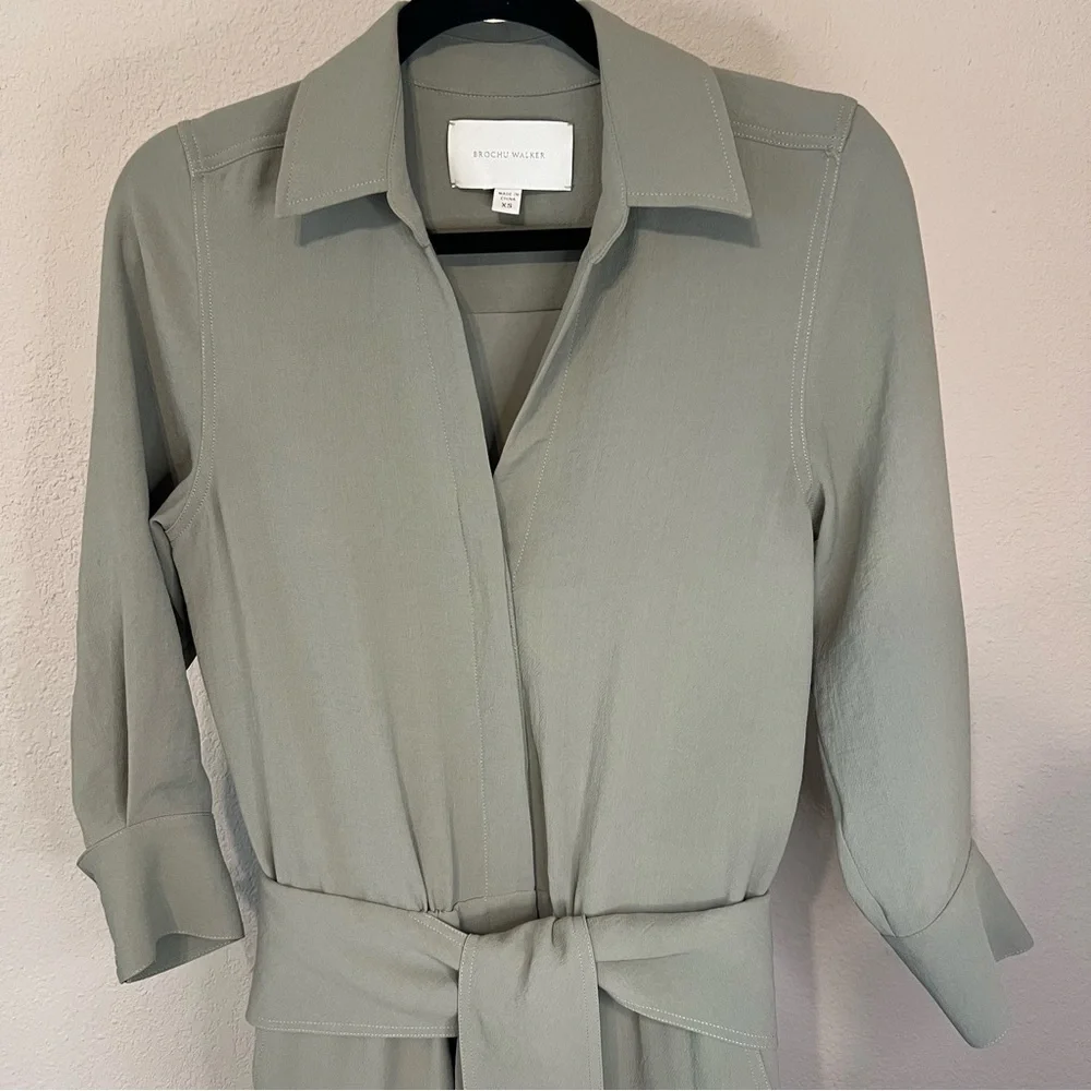 Brochu Walker Soft Green Jumpsuit - Picture 3 of 7